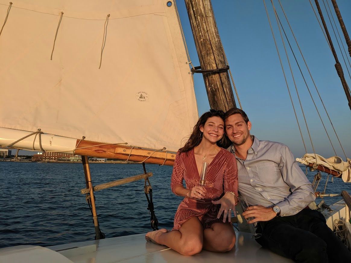 Private Sunset Sailing Charter on 45 ft Classic Yacht