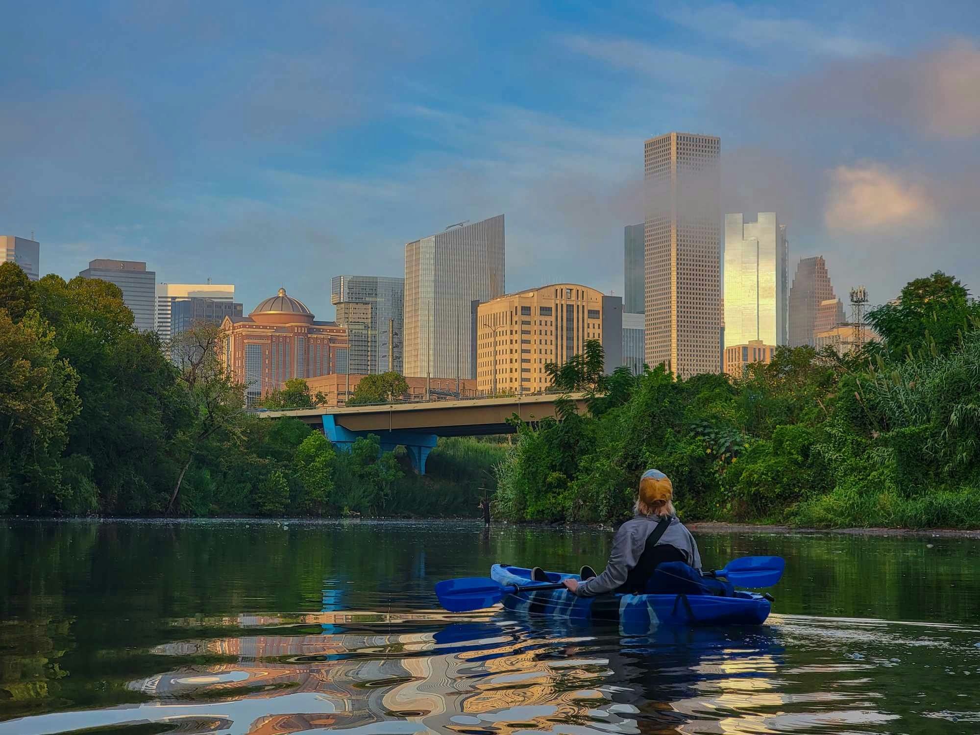 Houston Sunset Skyline Kayak Tour