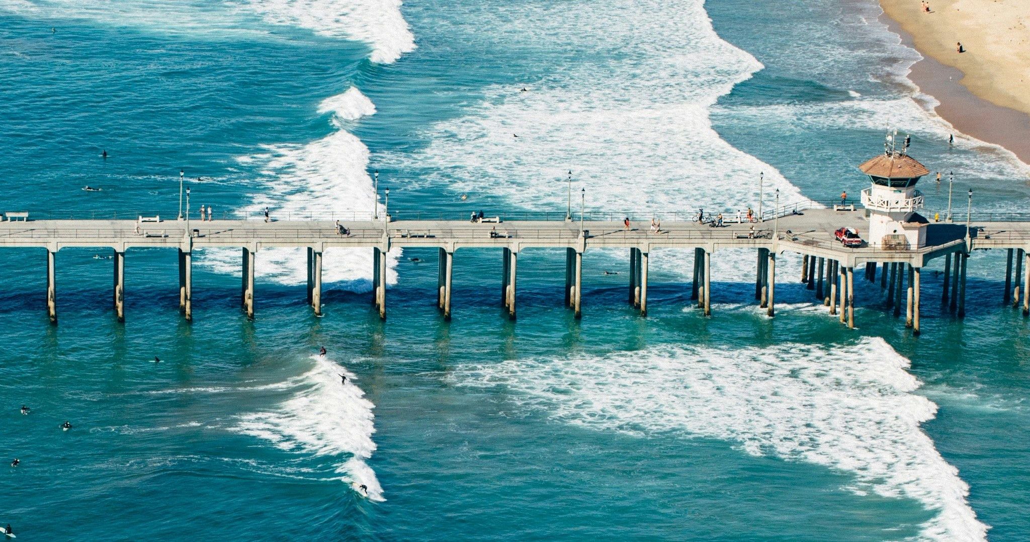 Private Orange County Surf Spots Helicopter Tour For Up To 3