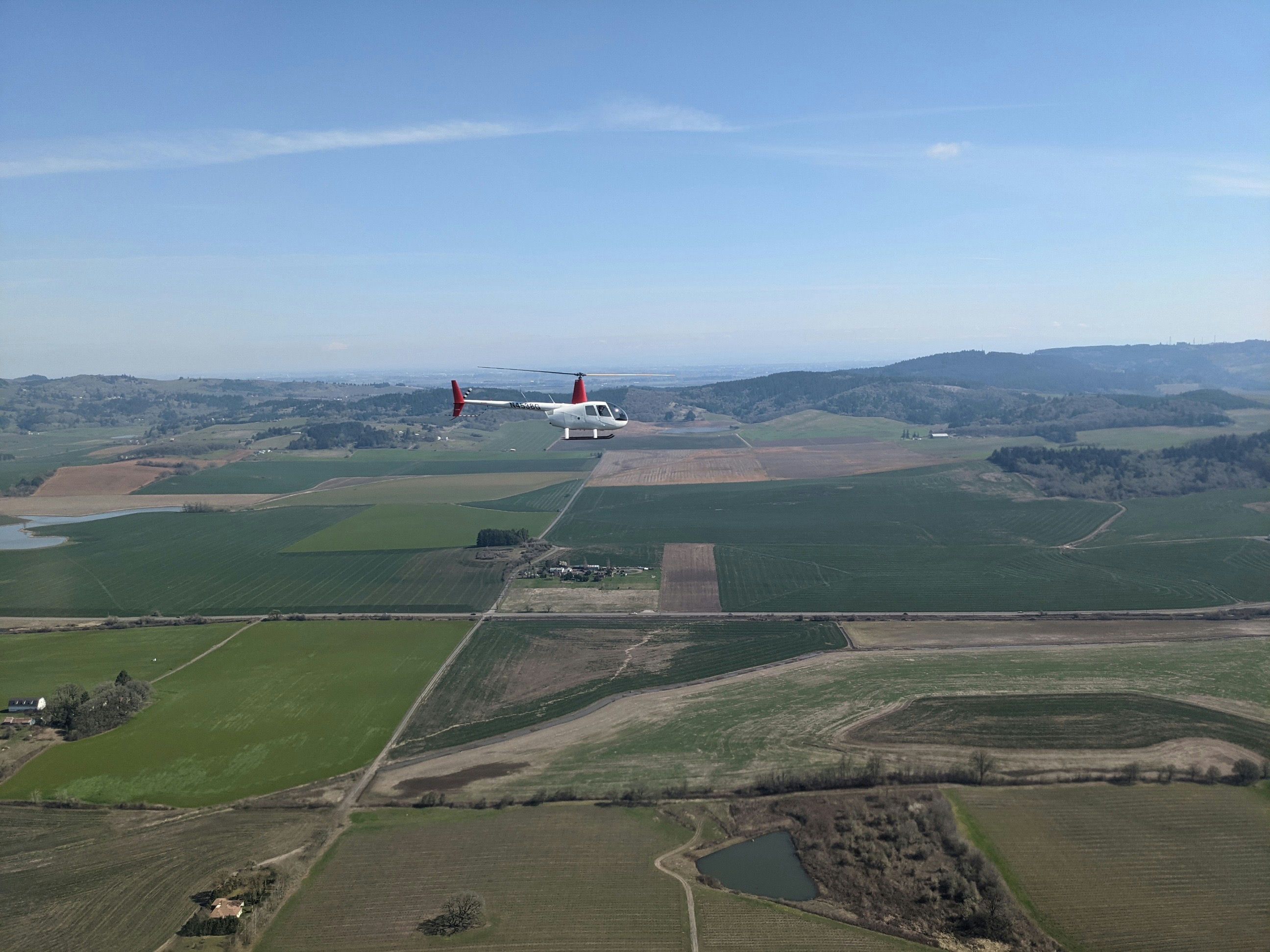 Learn to Fly an R44 Helicopter near Portland