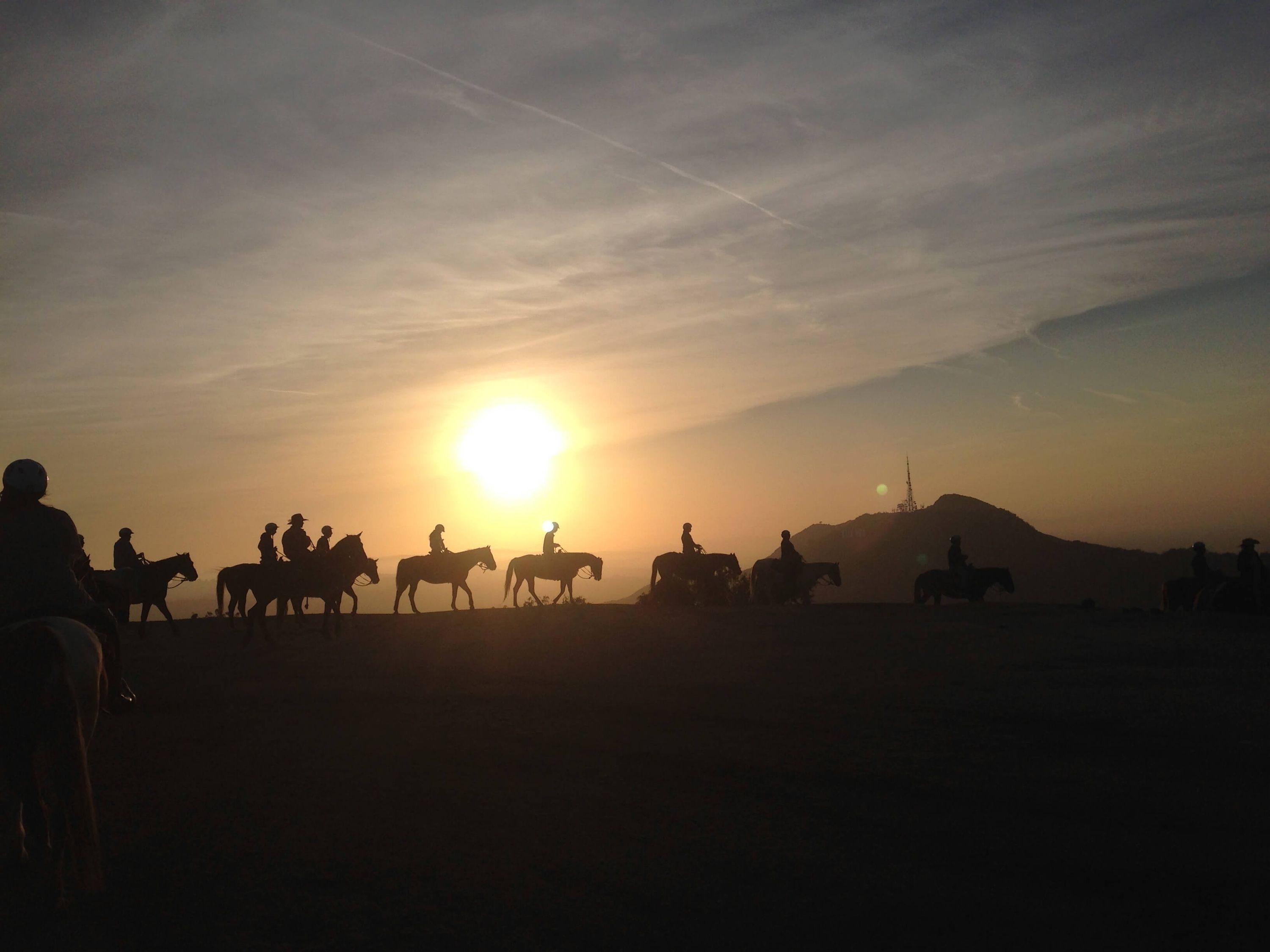 Evening Hollywood Horseback Riding Tour For 2