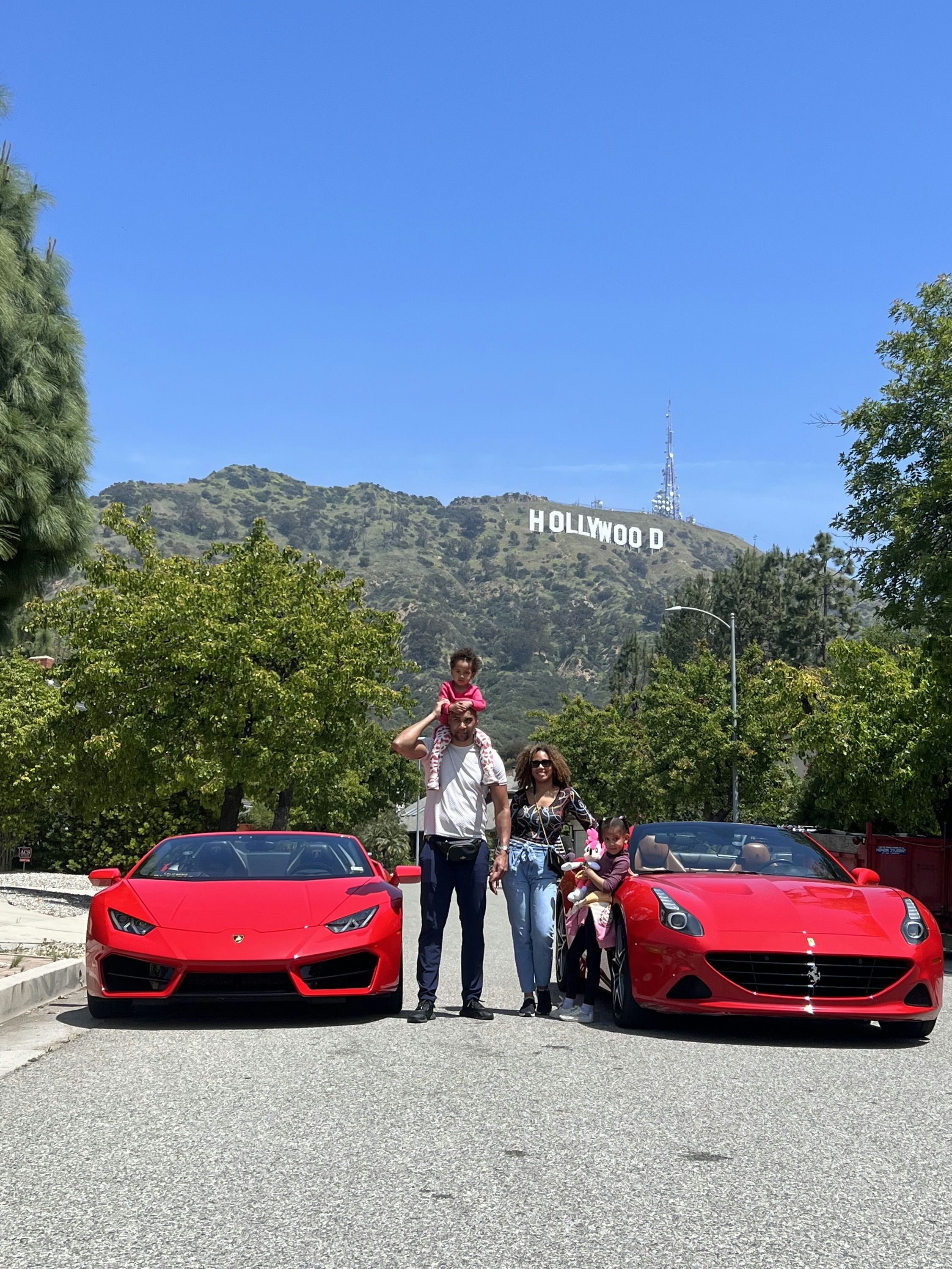 Ride or Drive a Ferrari: 30-Minute Hollywood Sign Viewpoint Tour