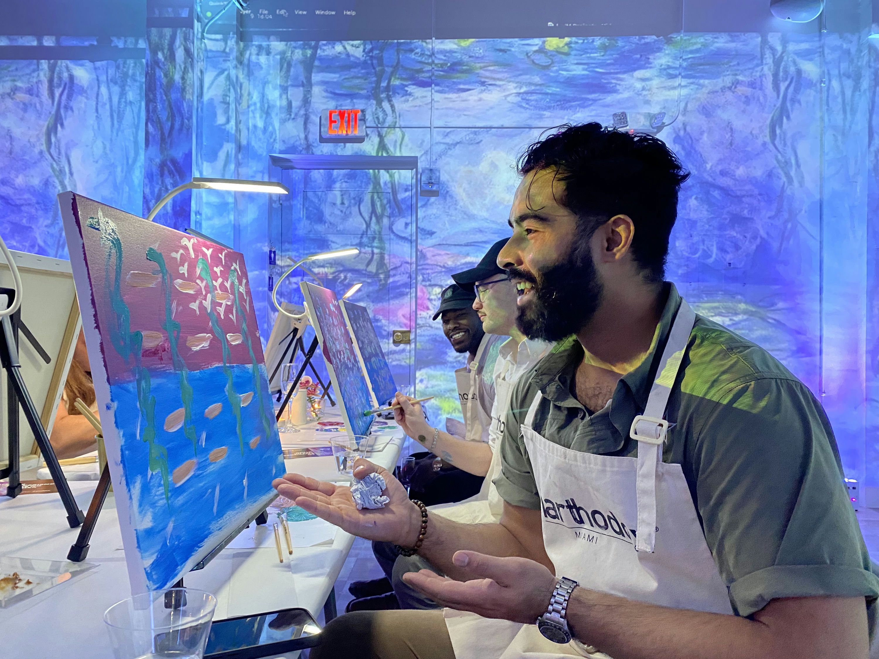Brunch with Monet: Bottomless Mimosas and Painting in Miami