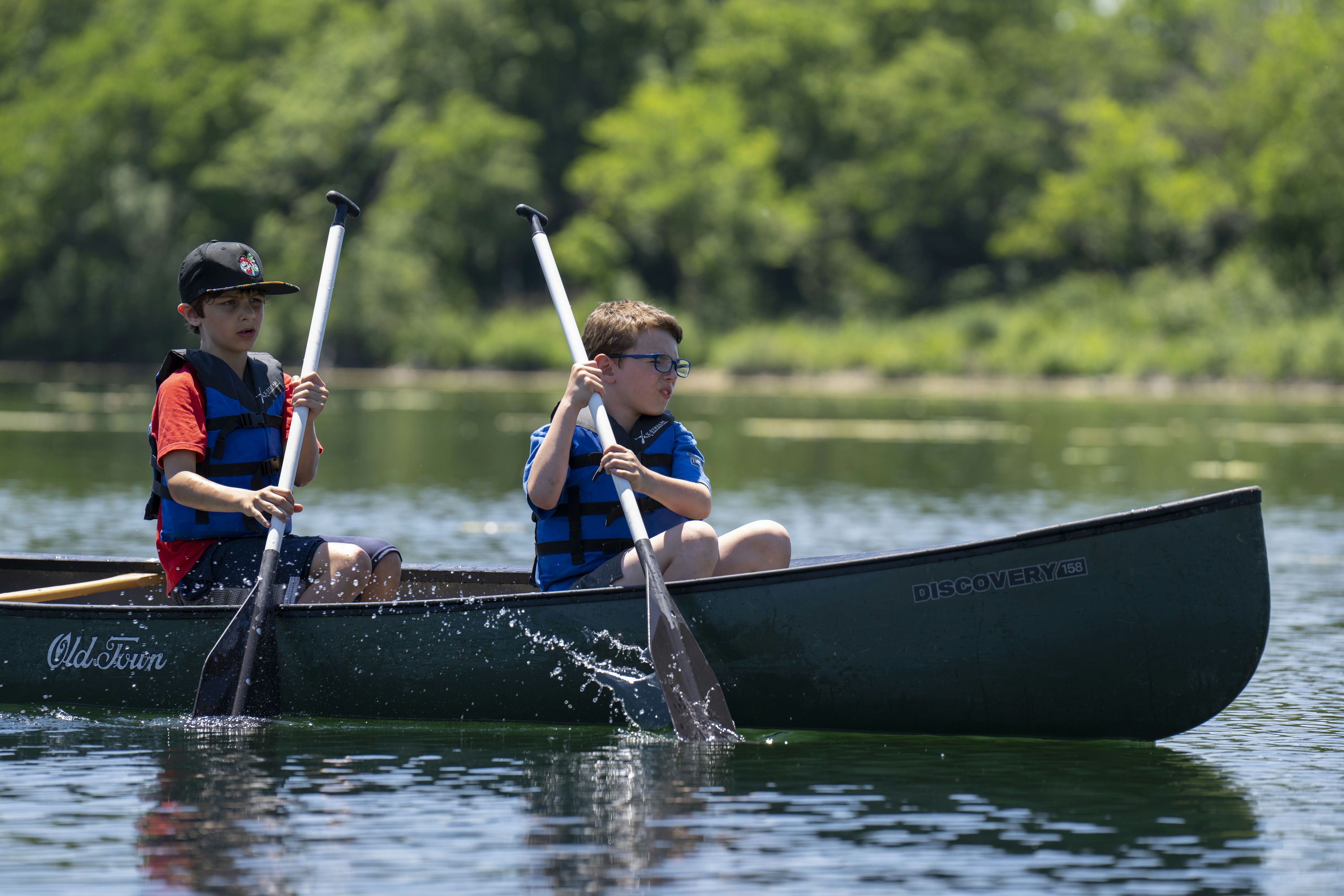 Kayak and Canoe on Lemont Quarry Lake