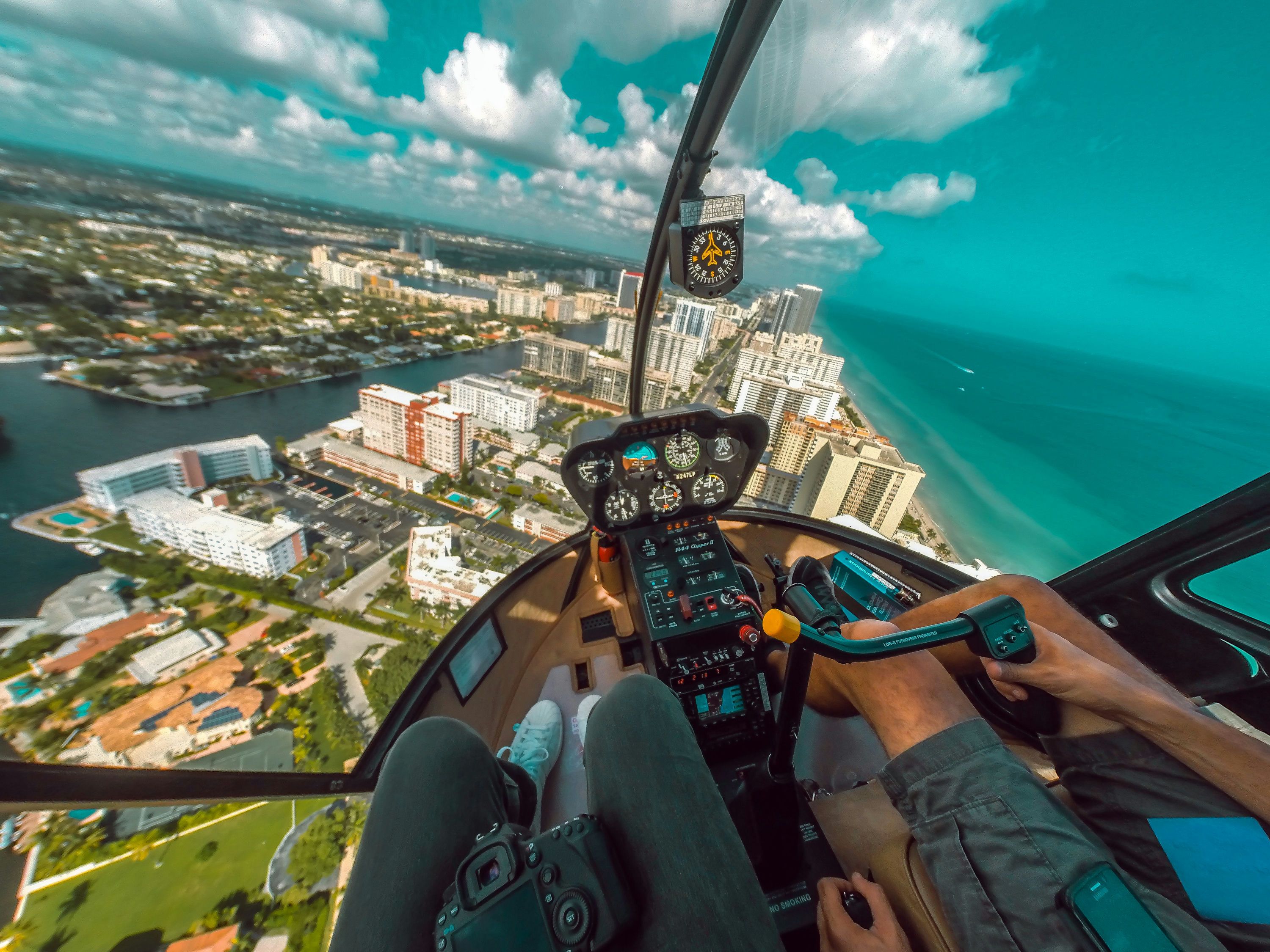Romantic South Beach Helicopter Tour With Champagne
