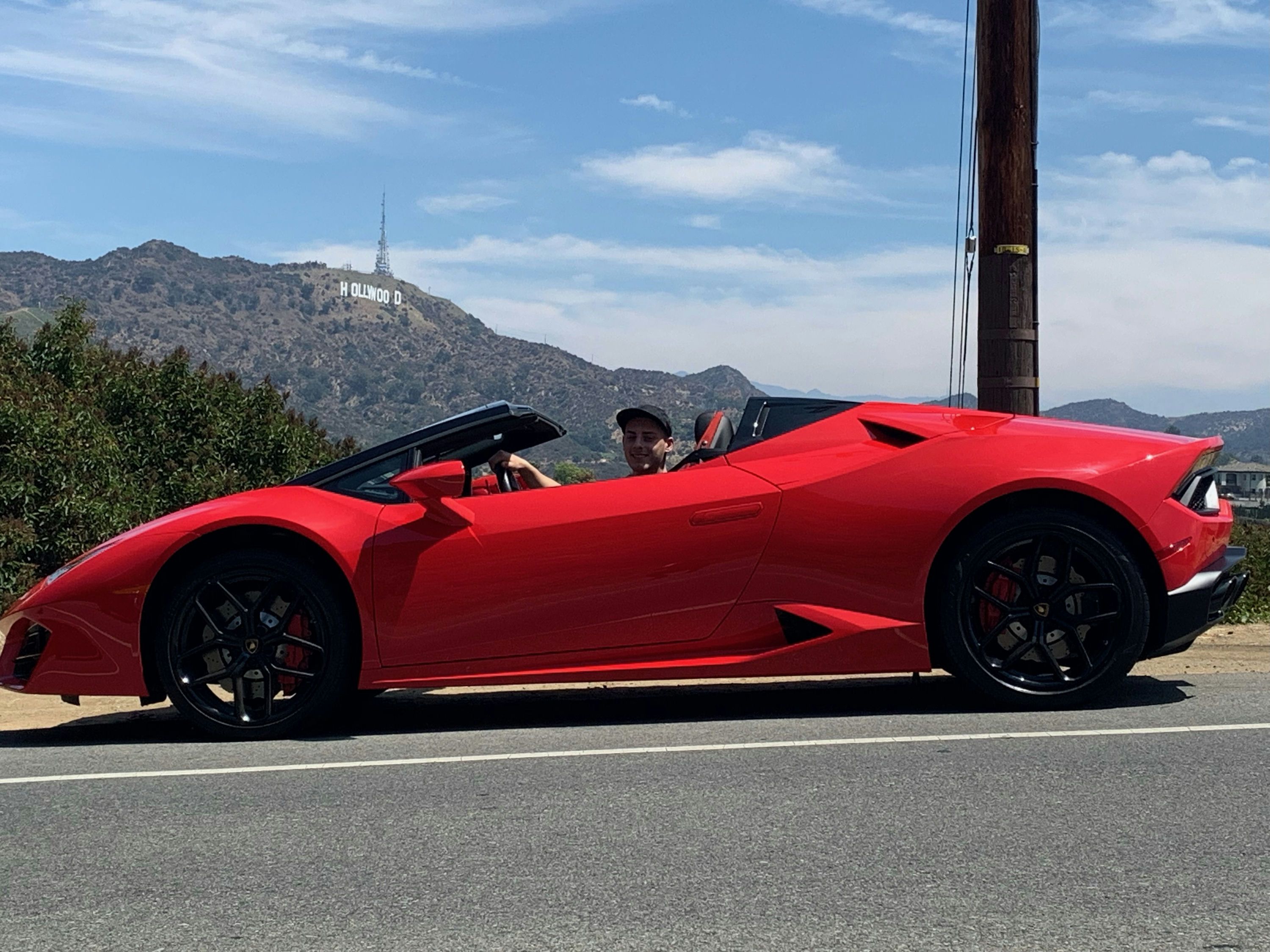 Ride or Drive a Lamborghini: 50-Minute VIP Hollywood Sign Tour