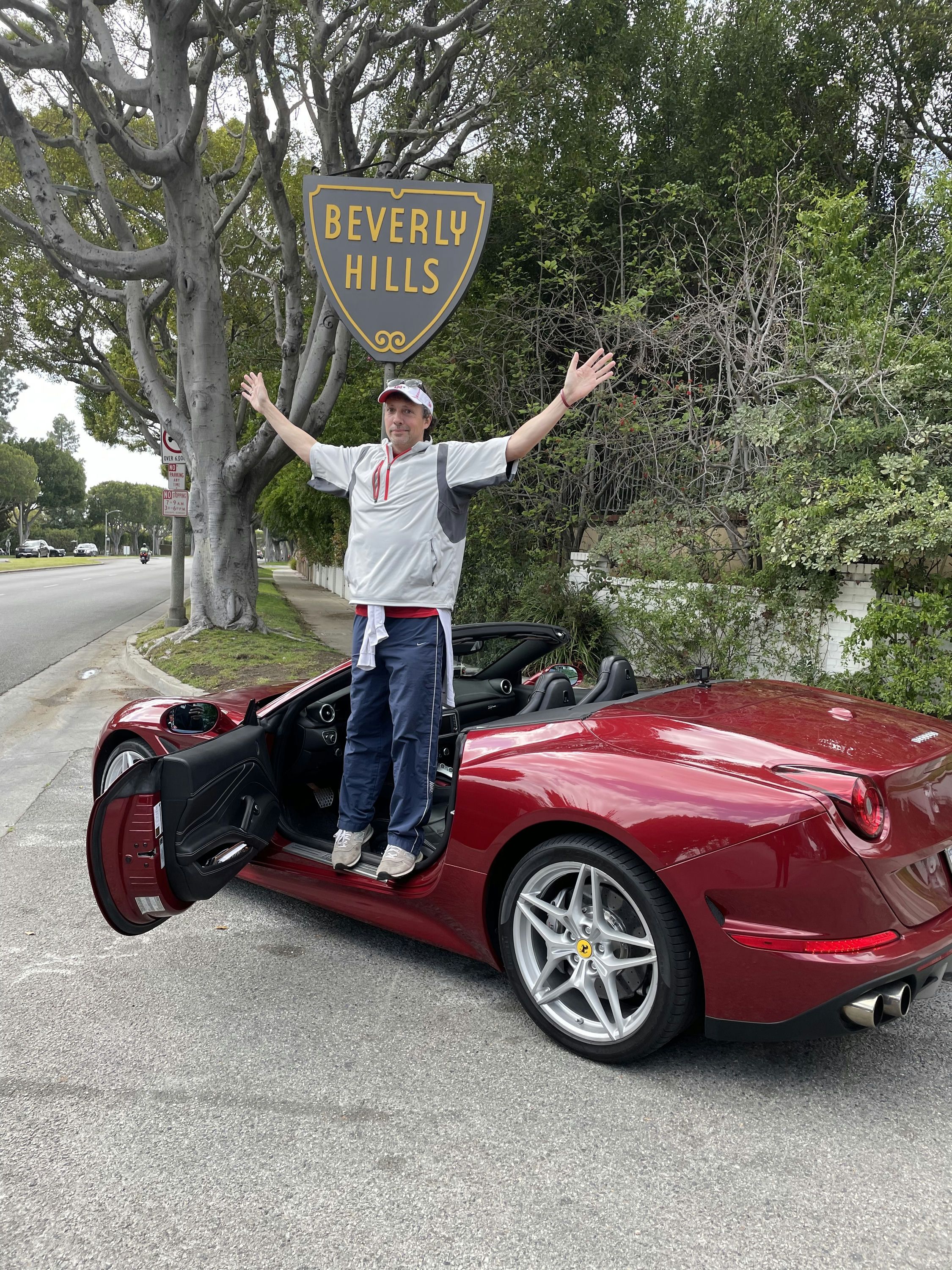 Ride or Drive a Ferrari: 50-Minute VIP Hollywood Sign Tour