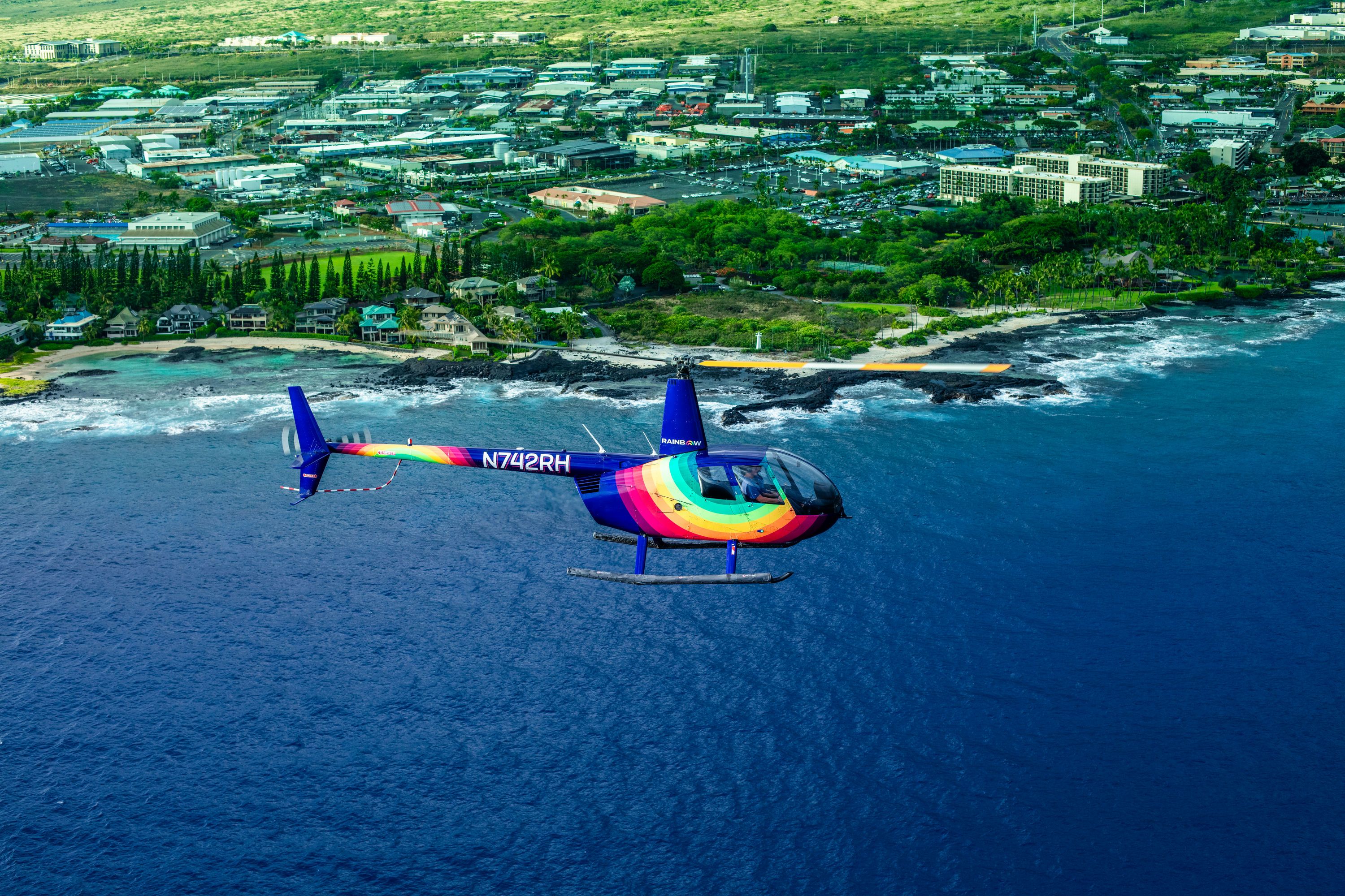 Kona Coastal Sights Unseen Helicopter Tour
