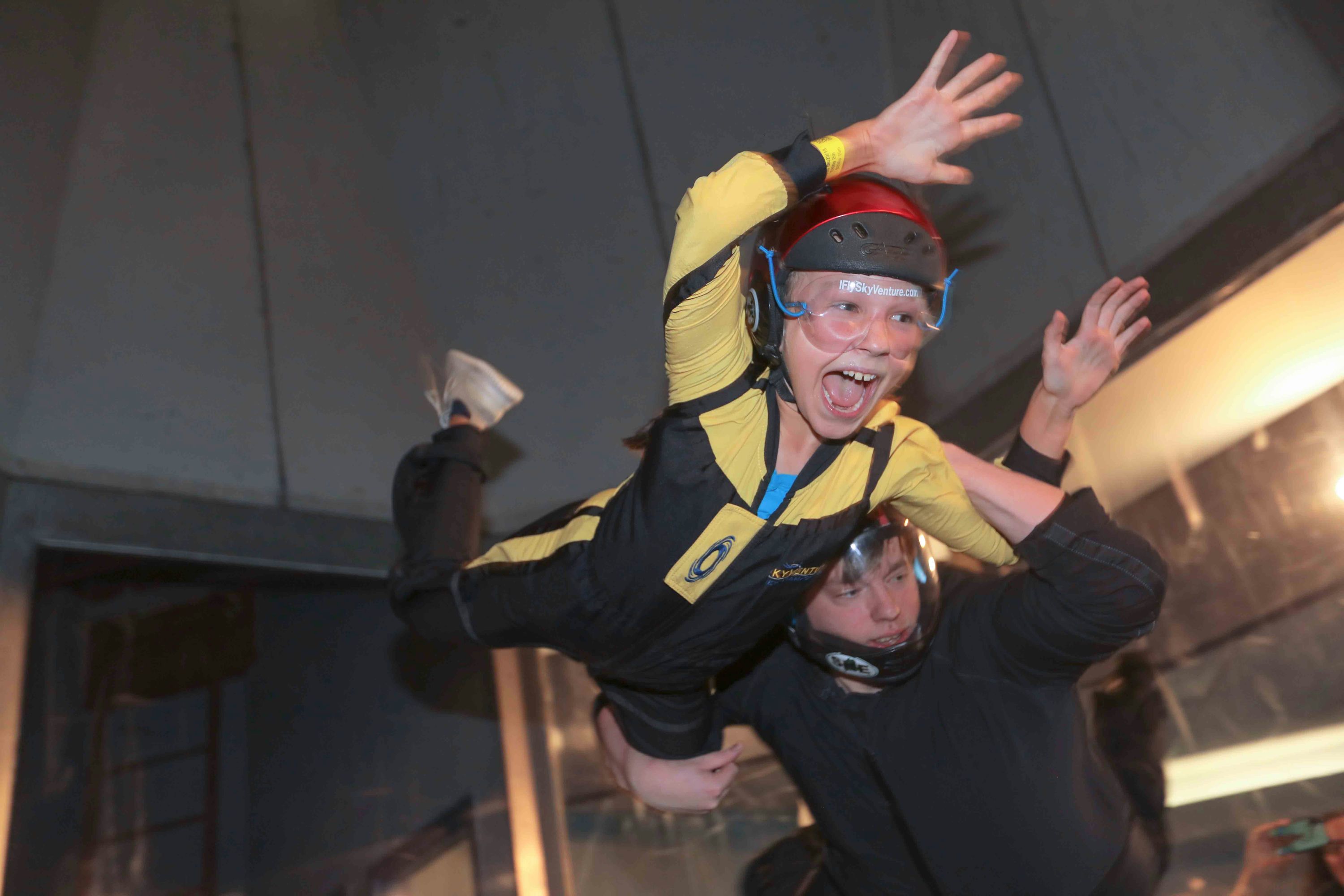 Indoor Skydiving with Shared Tunnel Time