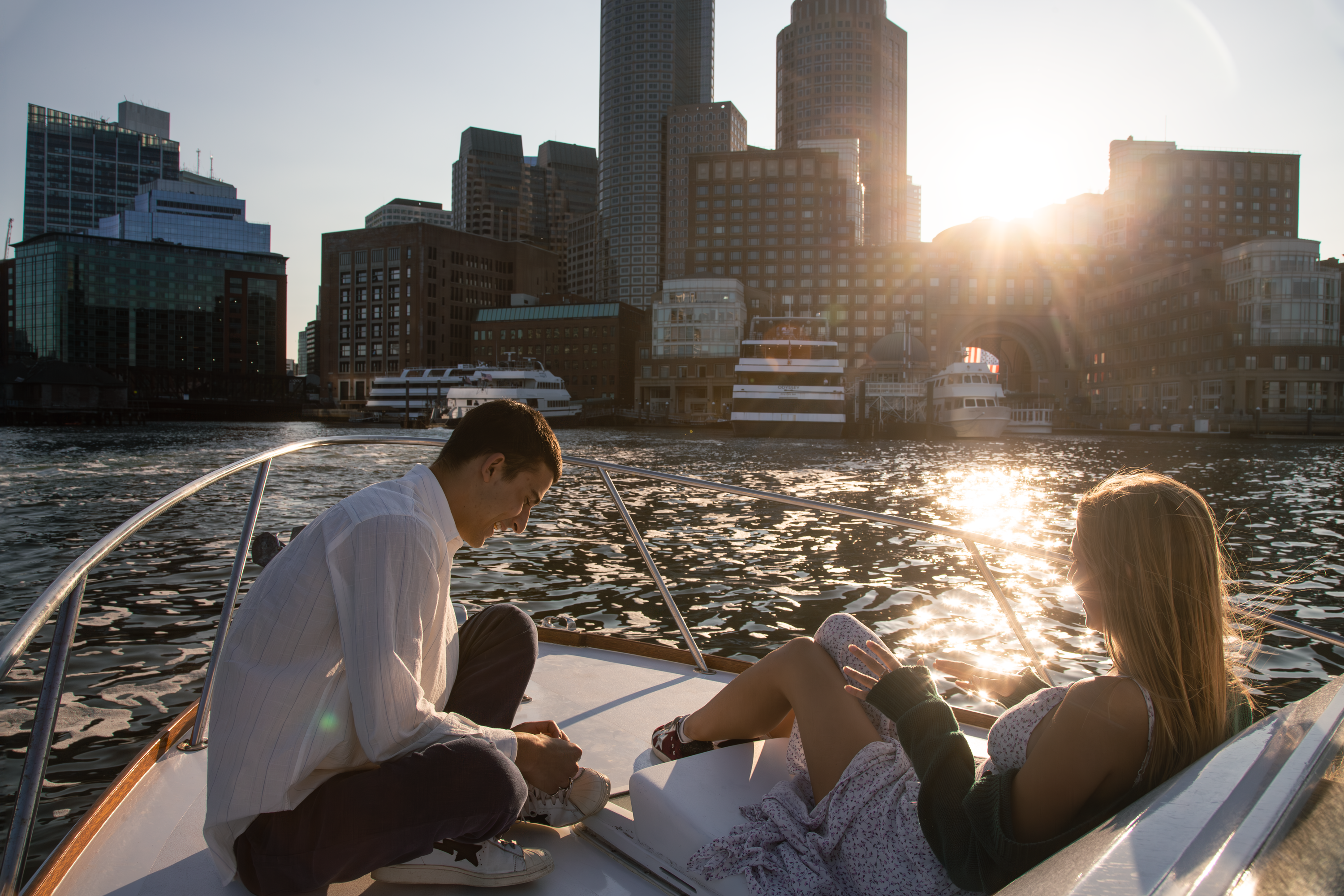 Private Sunset Charter on a 1967 Chris-Craft