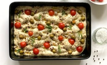 Learn to Bake Fresh Focaccia Bread with Pesto in Manhattan