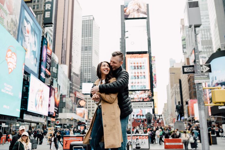 Times Square Photoshoot with a Professional Photographer