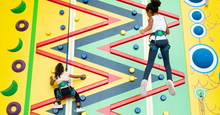 Climbing Gym Birthday Party in Garland