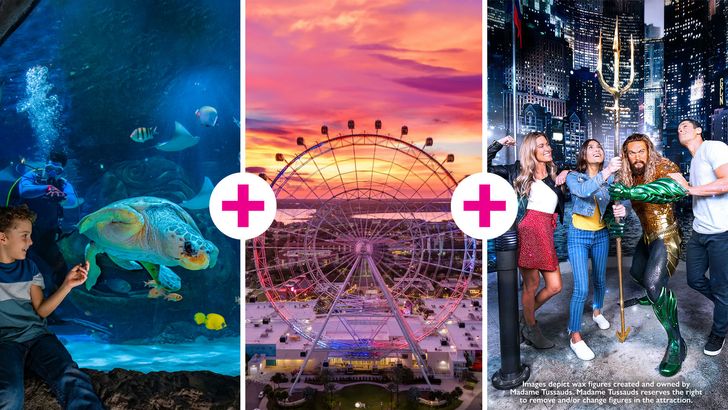 Madame Tussauds Orlando, SEA LIFE Aquarium & The Orlando Eye Admission
