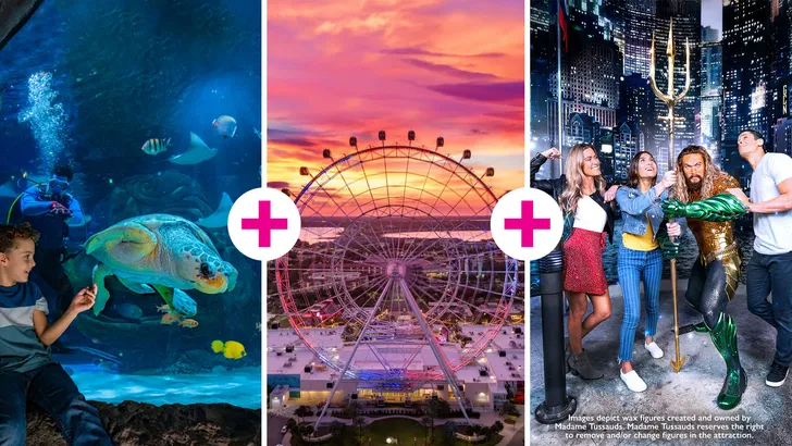 Madame Tussauds Orlando, SEA LIFE Aquarium and The Orlando Eye Admission