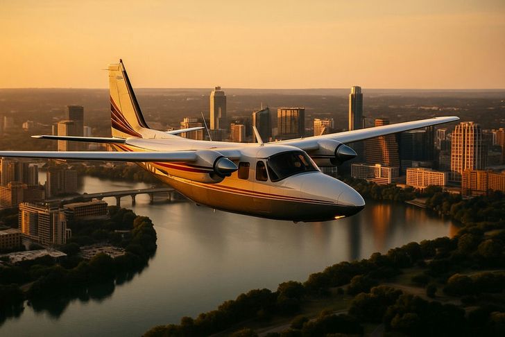 Romantic Sunset Private Plane Tour of Austin and the Hill Country - Image 4