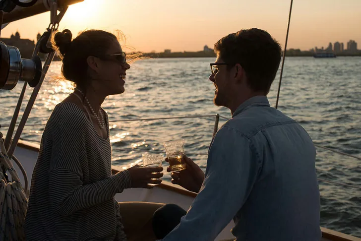Sunset Sail on America 2.0