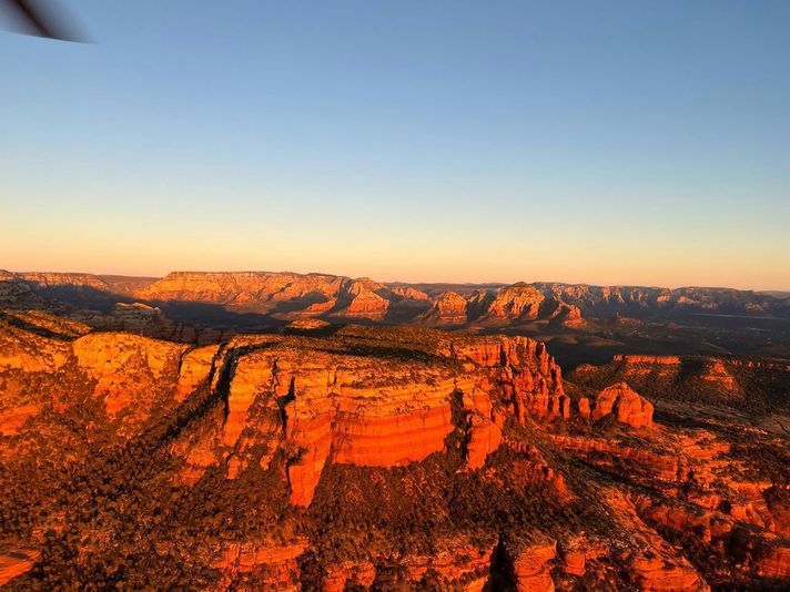 Ancient Sedona Sunset Helicopter Tour