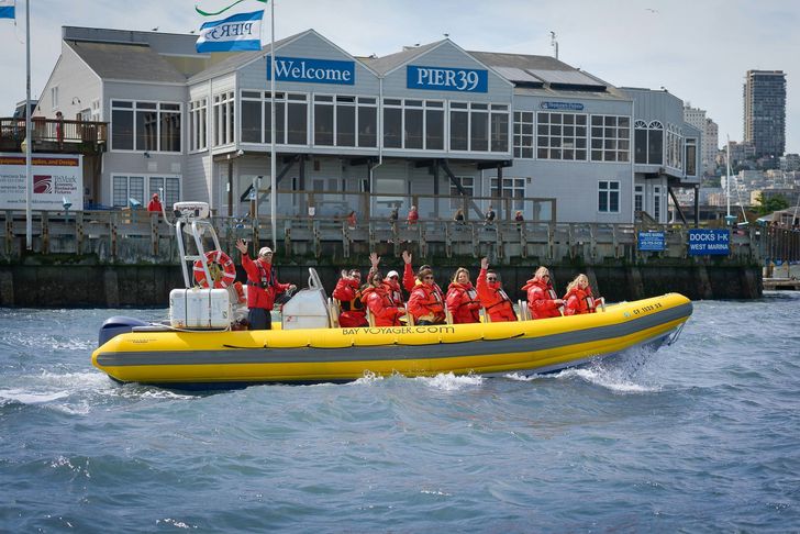 Golden Gate & Bay Bridges Speedboat Tour - Image 3