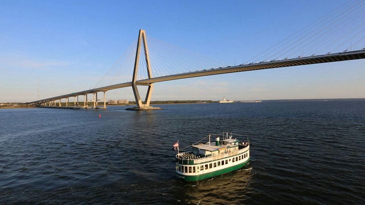 Charleston Harbor Tour and City Bus Tour