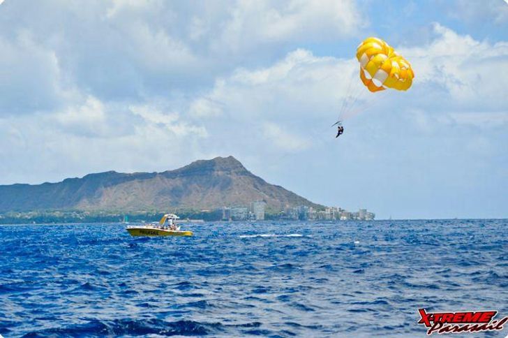 700 ft High Standard Parasailing