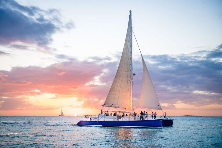 Key West Dolphin Watch Sunset Sail with Wine & Tapas - Image 1