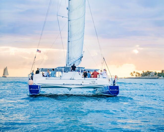 Key West Dolphin Watch Sunset Sail with Wine & Tapas - Image 4