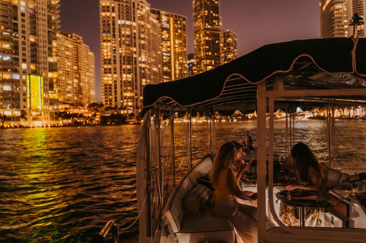 Private E-Boat Cruise with Wine, Charcuterie & Manatee Spotting in Miami - Image 4