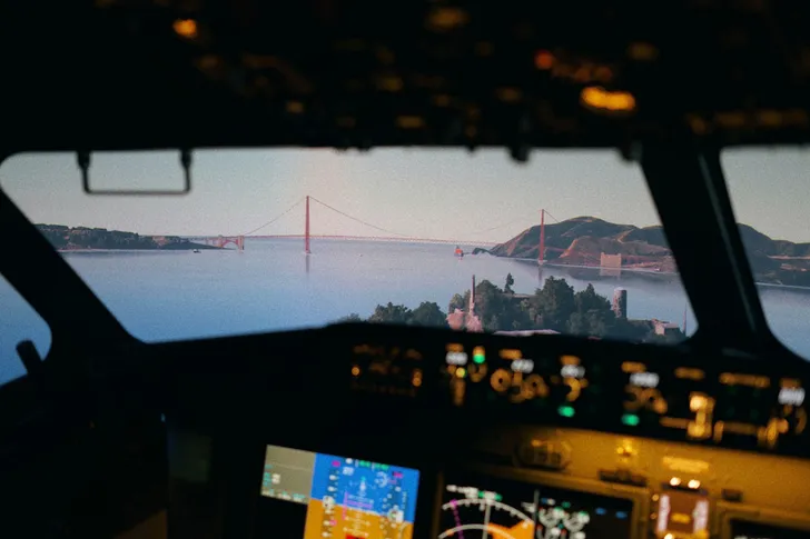 Boeing 737 Max Economy Flight Simulator Experience
