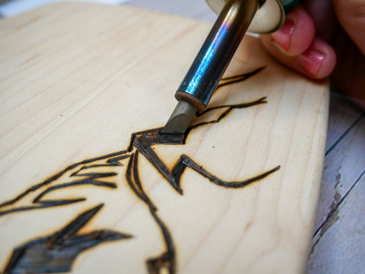Wood Burned Cutting Board Kit - Image 4