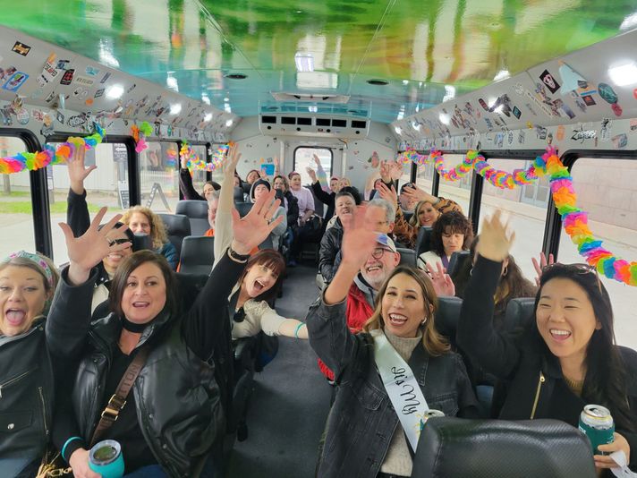 Private Group Bus Tour: Brewery, Bites & Ax Throwing - Image 1