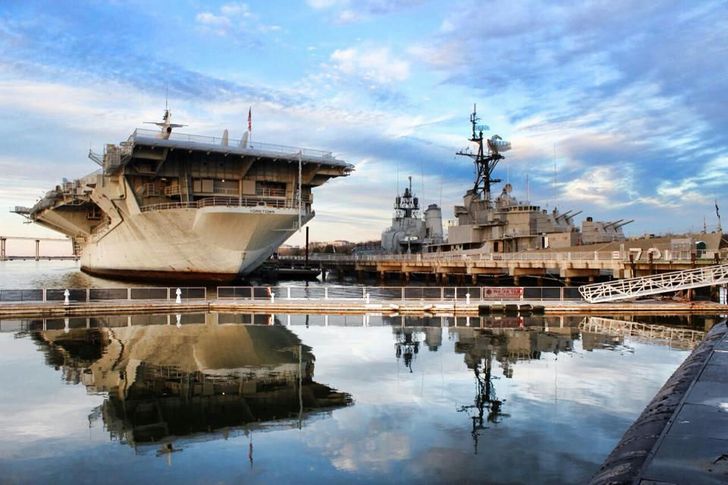 Captain's Tour Aboard The USS Yorktown