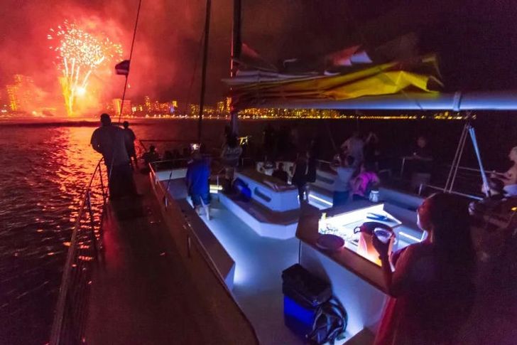 Fireworks Catamaran Sail - Image 5