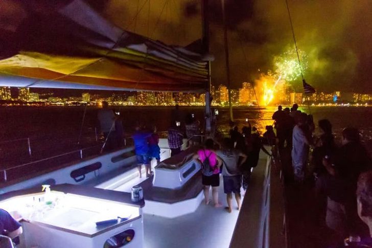 Fireworks Catamaran Sail - Image 3