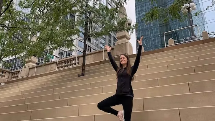 Chicago River Yoga Walk