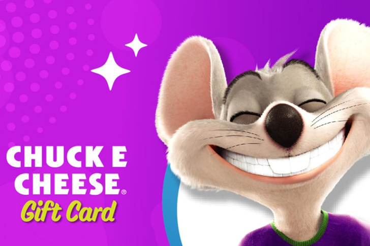 Chuck E. Cheese Gift Card