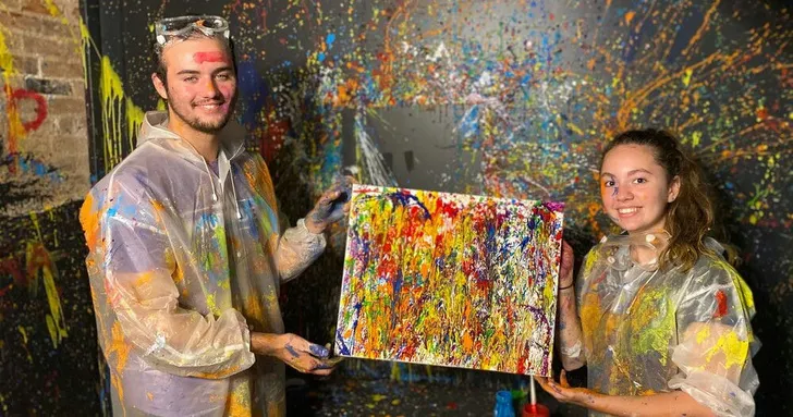 BYOB Splatter Paint Date Night for Two