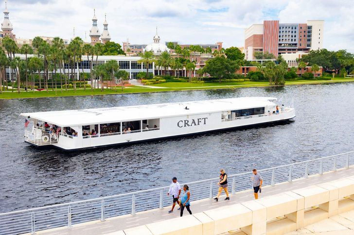 Brunch Cruise through the Heart of Tampa with Outdoor Seating