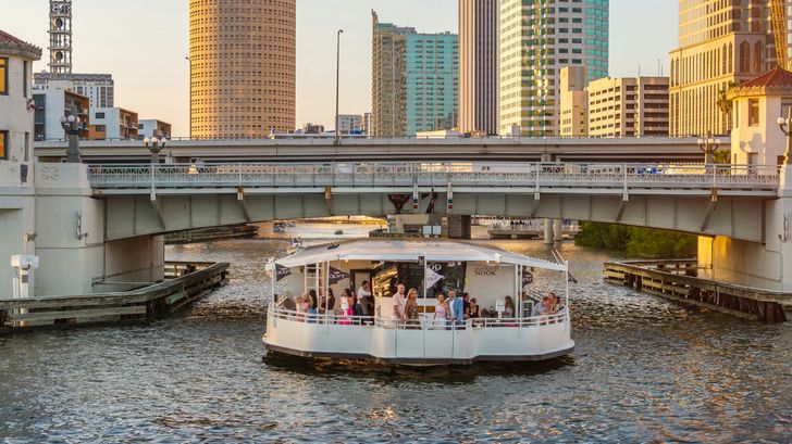 Dinner Cruise through the Heart of Tampa with Indoor Seating