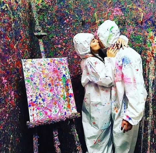 Splatter Art Date Night for Two