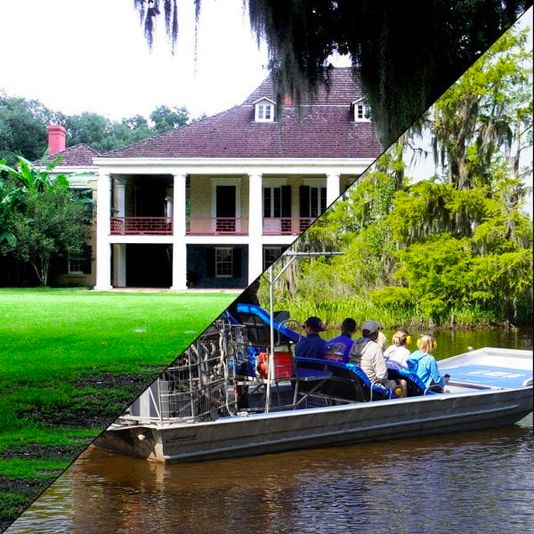 Destrehan Plantation + Small Airboat Swamp Tour - Image 1