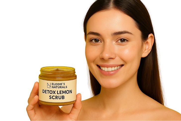 DIY Organic Detox Lemon Scrub Individual Kit - Image 3