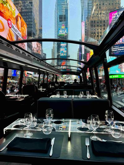 Bustronome Fine Dining Lunch Bus Tour of NYC