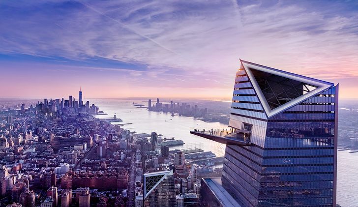 Edge Hudson Yards Observation Deck Sunset