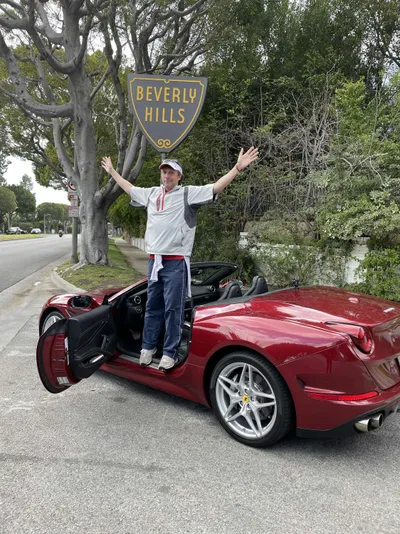 Ride or Drive a Ferrari: 50-Minute VIP Hollywood Sign Tour