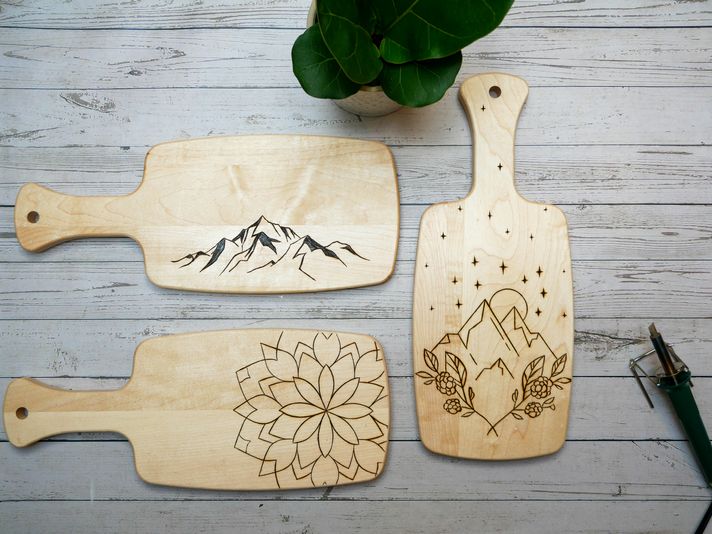 Wood Burned Cutting Board Kit - Image 6