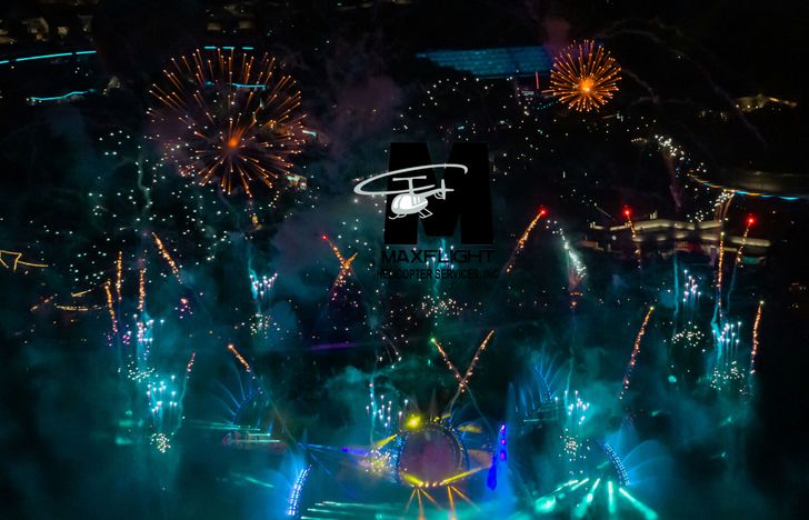Private Fireworks Helicopter Tour
