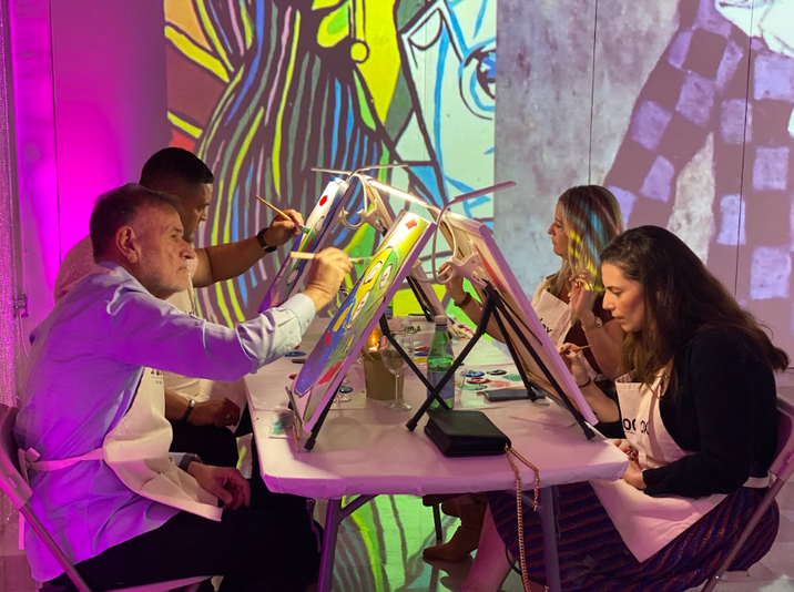 A Night With Picasso Paint & Sip Experience in NYC