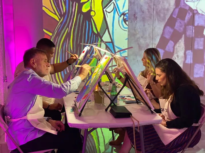 A Night With Picasso Paint and Sip Experience in NYC