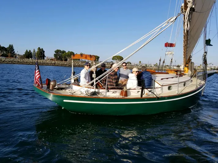 Classic Yacht Sailing Cruise